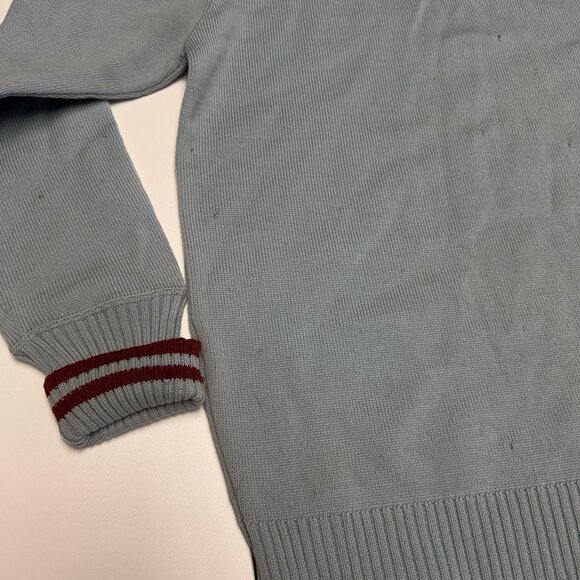 Vintage 50s Broadway Knit Sweater Adult Small 17.5x25.5 Blue - Picture 14 of 16